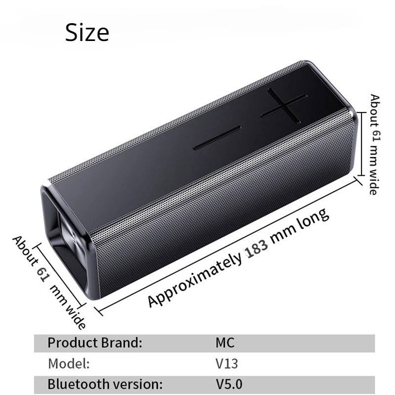 V13 Portable TWS Bluetooth Speaker with HIFI Sound